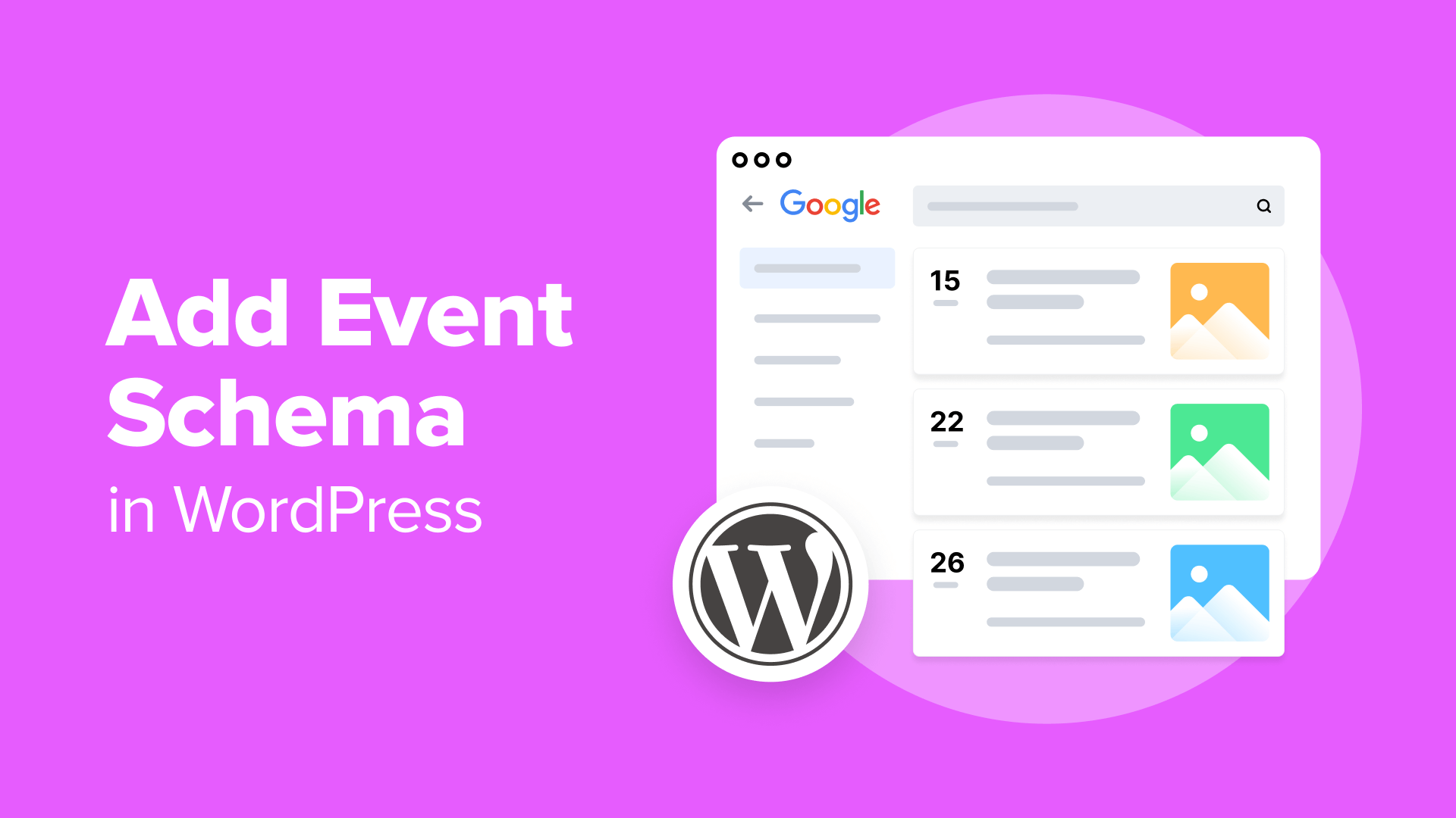 How to Add Event Schema in WordPress (Step by Step) - Portsalubria ...