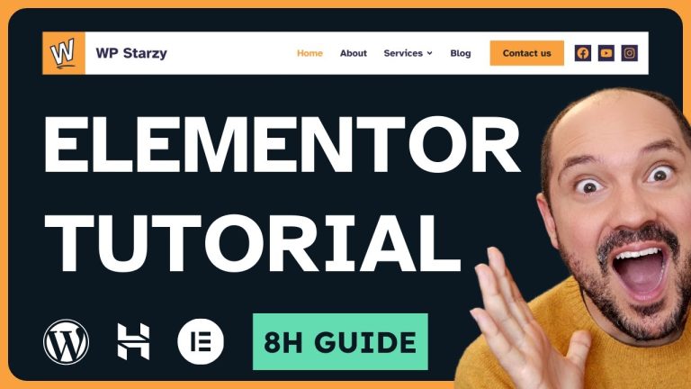 Elementor Tutorial 2024 | How To Create a Website with WordPress and ...